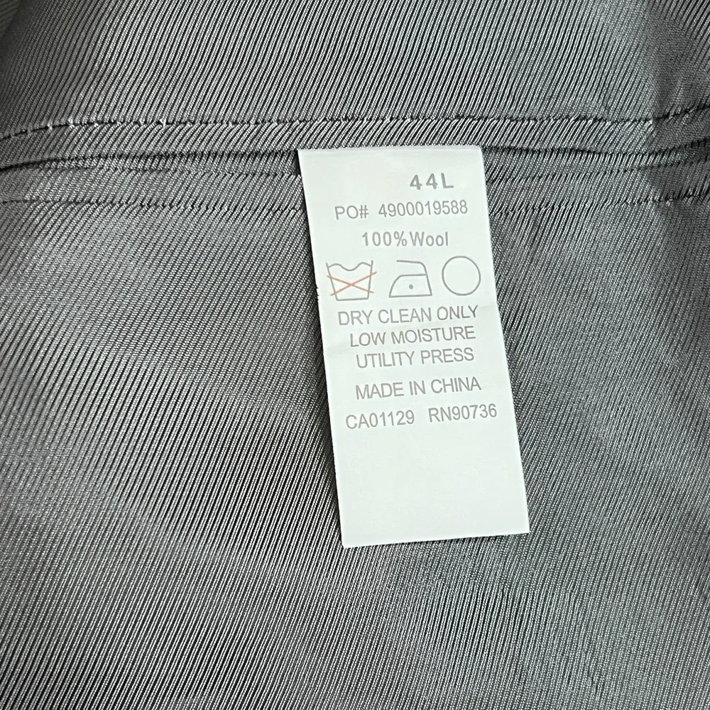 Calvin Klein Wool Blazer Jacket Single Breasted Dark Navy Sport Coat 44L